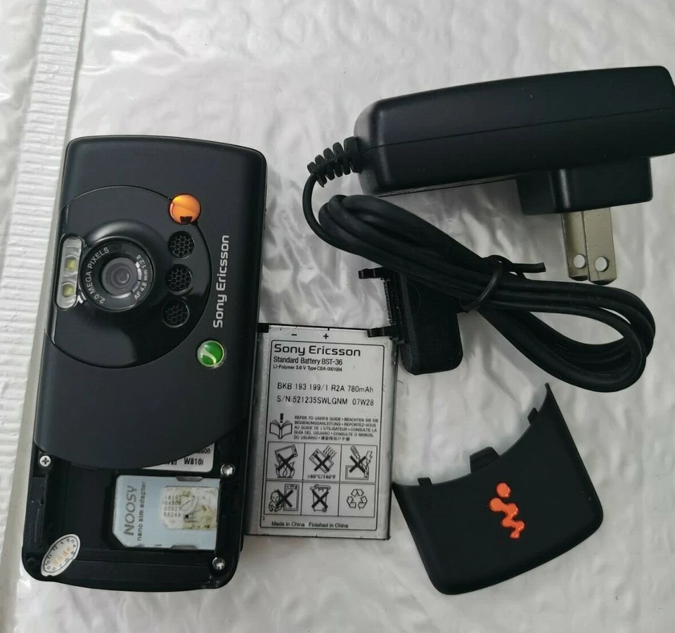 Sony Ericcson Walkman W810i - Satin black Unlocked Cellular Phone - Image 2 of 4