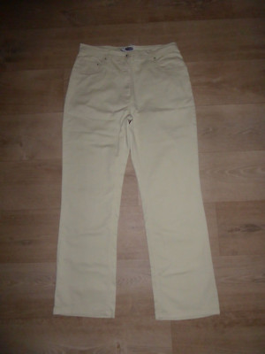 STOOKER LARISSA leichte Stretch Jeans Hoher Bund Hellgrün Gr.46 L31 **NEU**