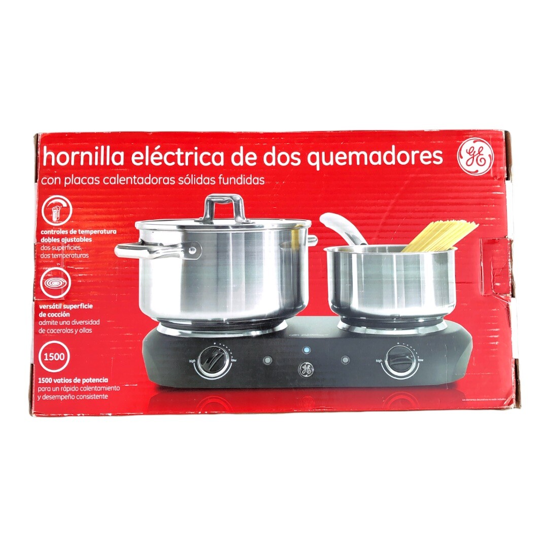 GE Double burner hot plate 1500 watt - electric In Box Box Tested | eBay