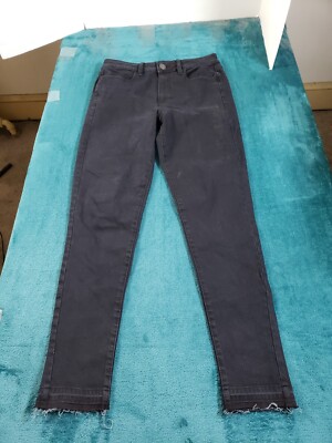 American Eagle Jeans Sz 6 Womens Black Pants Ladies Stretch High Rise Jegging