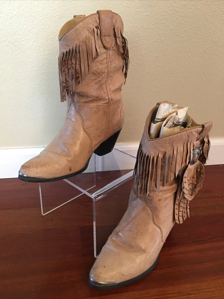 Dingo boots with clearance fringe