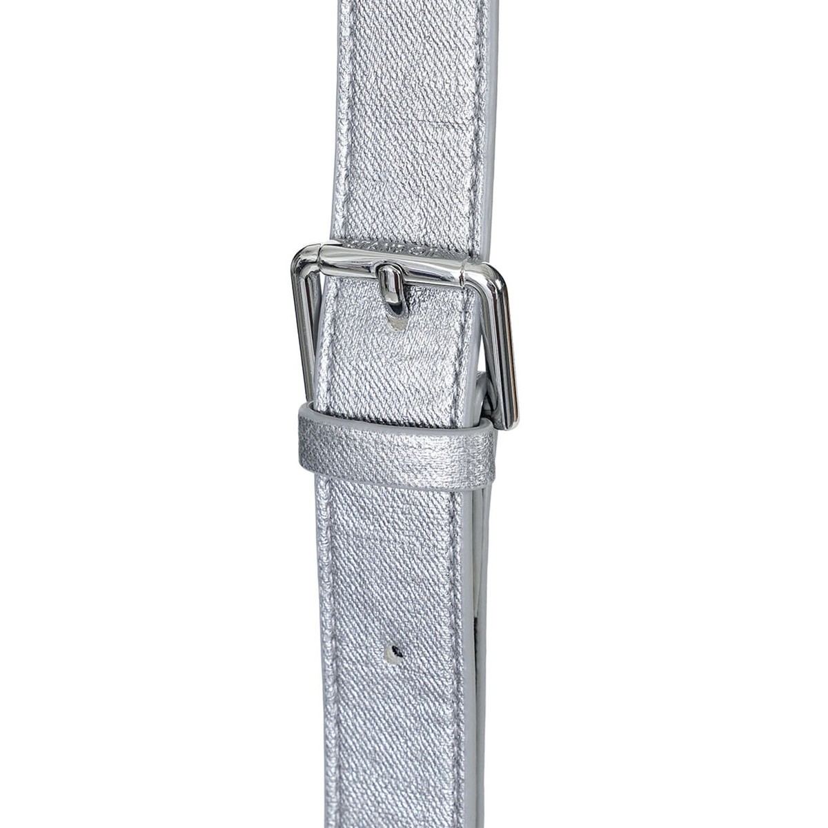STAND OIL Joey Bag Mini Denim Silver Women's Shoulder Bag