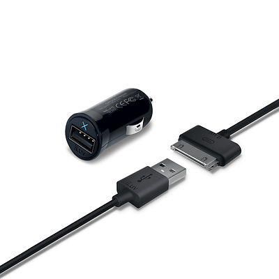 iLuv ICC262BLK Micro USB Charger with Charger/Syne Cable for iPad /iPhone /iPod