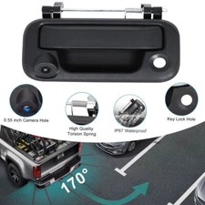 Tailgate Latch Door Handle Rear Back Up Camera for 2004-2016 Ford F150 F250 F350