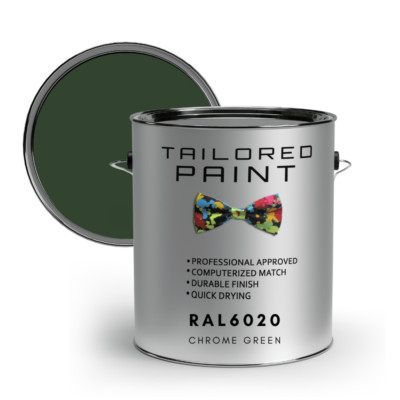 RAL6020 CHROM GRÜN SATIN uPVC Fenster & Tür 1K Pinsel oder Spray On