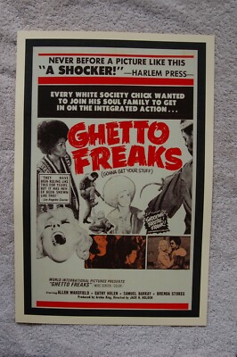 Ghetto Freaks Lobby Card Movie Poster Allen Wakefield Cathy Holen