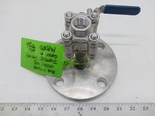 3 Piece 316 Stainless Steel Ball Valve 2366FT W/ 2" B16 150 A/SA182 F316/316L