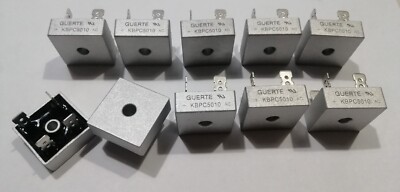Menge 17 Stck. KBPC5010 1000 V 50 A Metallgehäuse Einphasen-Diodenbrückenglei...