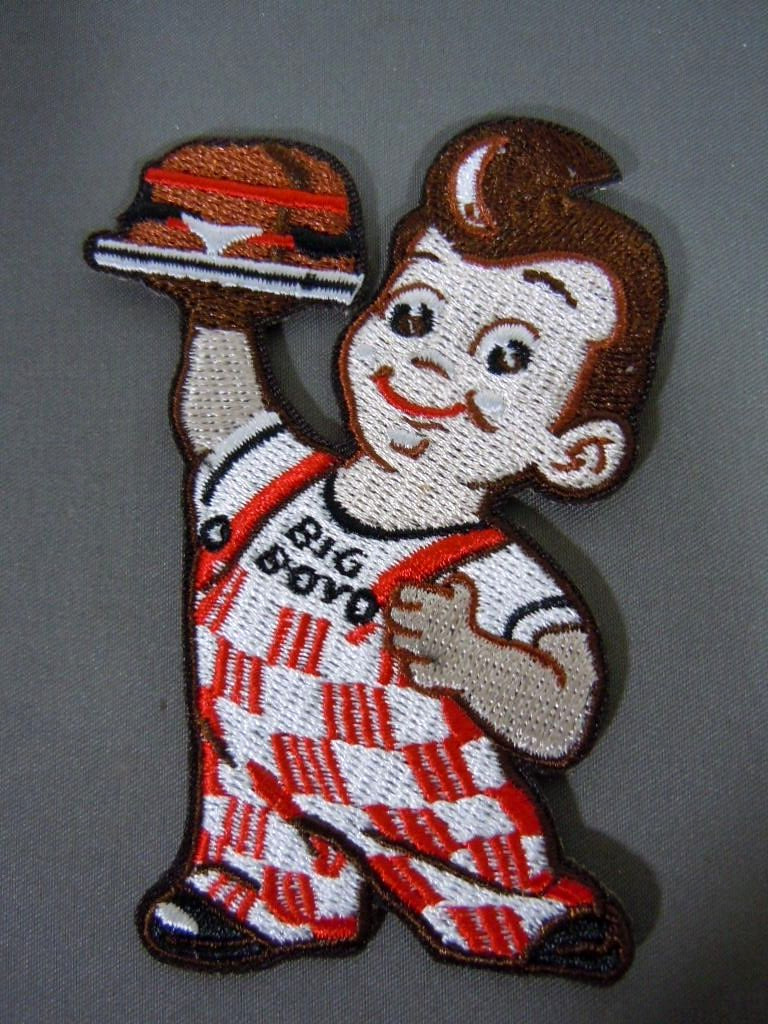 BIG BOY Embroidered Iron-On Patch - 3.5"