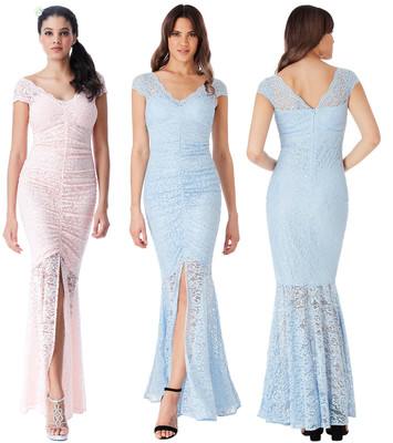 fishtail dress with split