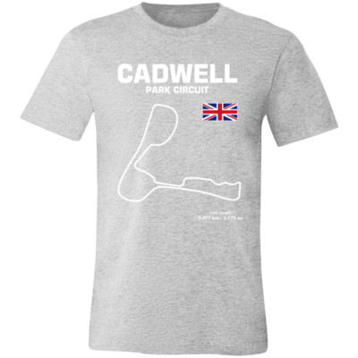 Track Outline Series Cadwell Park Circuit T-shirt