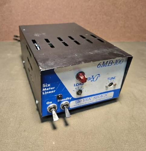 The Yak Shack 6MB-100 Six Meter Linear HAM Radio Tube Amplifier - UNTESTED - Zdjęcie 7 z 10