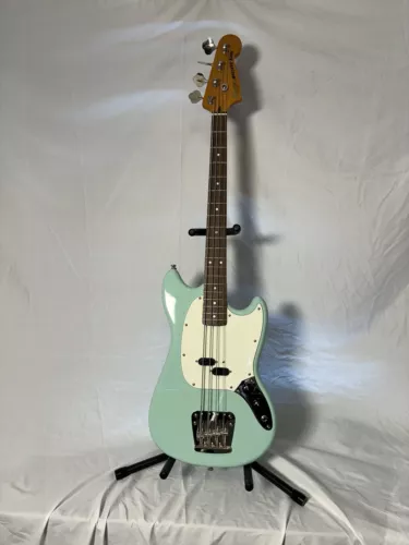 Squire Surf Green Classic Vibe '60s Mustang Short Scale Bass - 2022