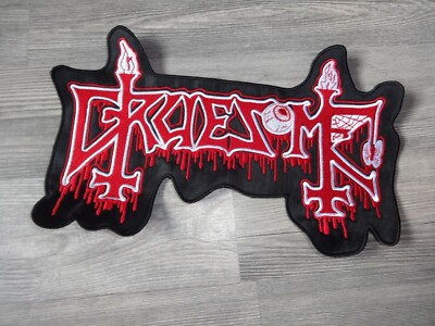 Gruesome Death Metal Backpatch Patch Shape Death To All Repulsion Obscura