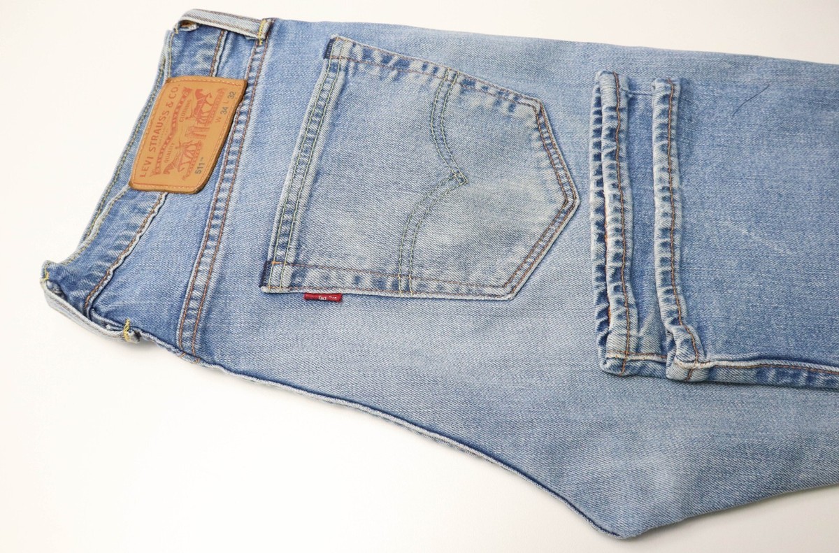 【新品 未使用】リーバイス511 made in the USA w27L32 LEVI's 511 Jeans Men's W34/L32 Slim Fit Stretch Zip Fly