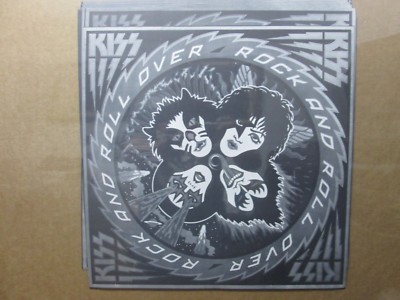 KISS Vintage reprint Black & White Poster Rock n' Roll over 1970's  inv#1766
