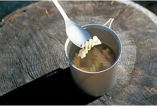  Titanium Spork - Lightweight Titanium Cutlery For Camping & Hiking - Picture 2 of 4