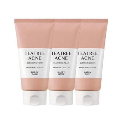 Happy Bath Teatree Akne Reinigungsschaum 150 g * 3 Stück - KOSTENLOSER VERSAND
