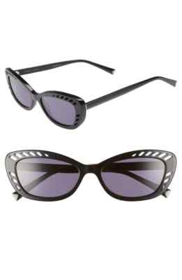 Authentic, Kendall & Kylie Glossy Black Cat-Eye Sunglasses Kendall + Kylie Natalie Cat Eye Sunglasses Shiny Black Frame  main image 4