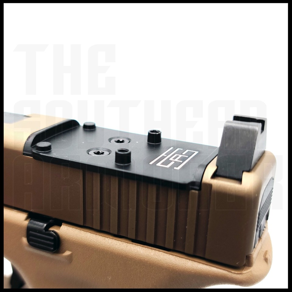 MOUNTING PLATE FOR RMR 407C 507C TO GLOCK® MOS 17 19 24 26 27 31 32 34 ...