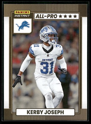2024 Panini Instant Kerby Joseph ALL-PRO 1/101 SP Detroit Lions #AP-23  