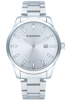 Radiant Leader Orologio da uomo analogico al quarzo con cinturino in acciaio inossidabile RA563201, oro, oro, Bracciale
