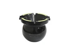 Portable Spittoon Multifunction Cigarette/Cigar Ashtray -Black