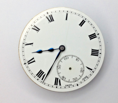 GT Revue Thommen Pocket Watch Movement - WORKING