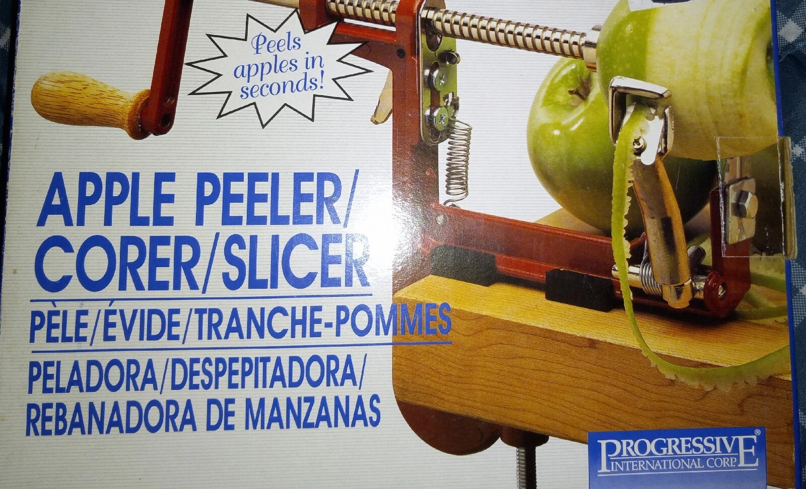 Progressive Intl Apple Parer/ Slicer/ Corer With Clamp