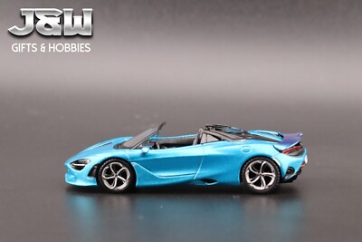 Mini GT McLaren 750S Spider Belize Blue MGT00812 1/64 | eBay