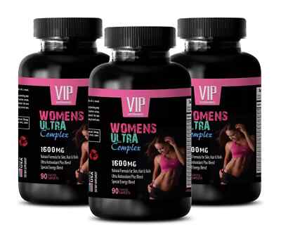 Herbal Strength - WOMEN S ULTRA COMPLEX - Plant Extracts --3 Bottles 270 Caplets