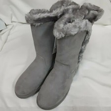 Cat  Jack Girls' Gray Hart Shearling Boots