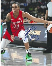 A.D. Asia DURR Signed 8 x 10 Photo WNBA Basketball ATLANTA DREAM Free Shipping