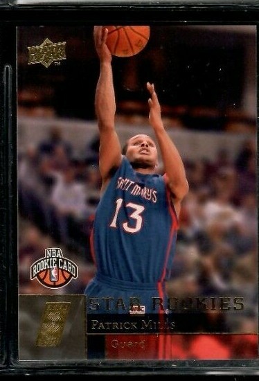 Patrick Mills 2009-10 Upper Deck Trailblazers "GOLD" STAR RC ROOKIE card #205