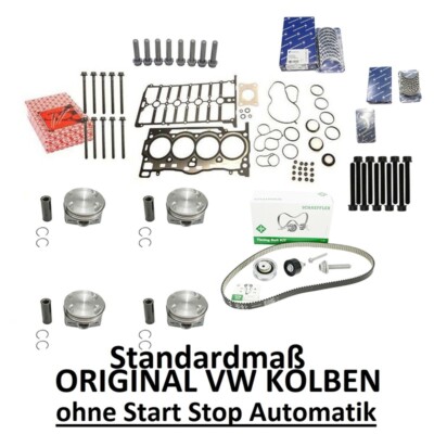 Piston Kit STD Repair Kit with Timing Belt for VW 1.4 TSI CMB CXS 04E107065GF G
