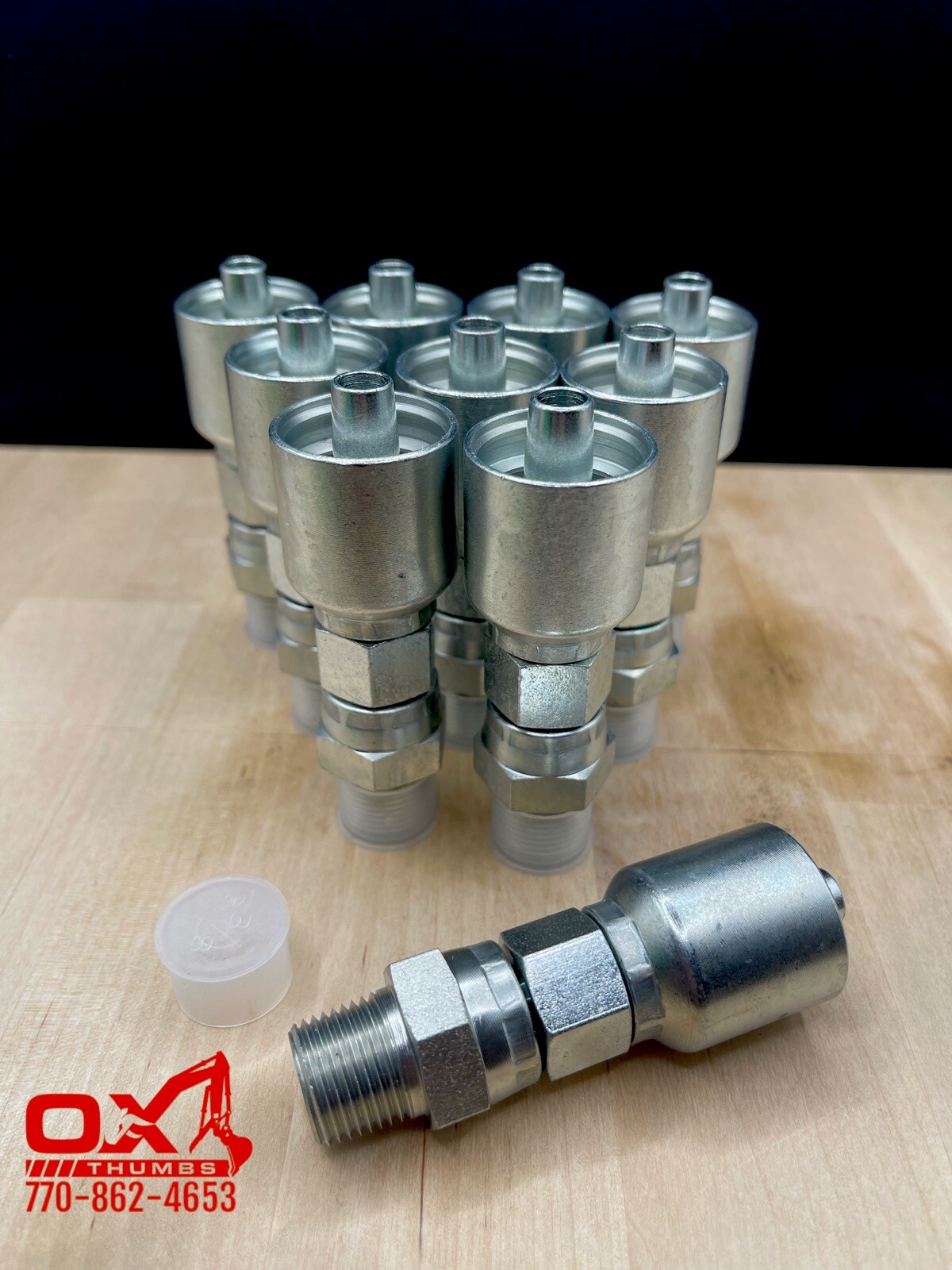 10 Pack Aftermarket Parker Series 43 11343-8-8 1/2" NPT Male Swivel - 1/2" Hose