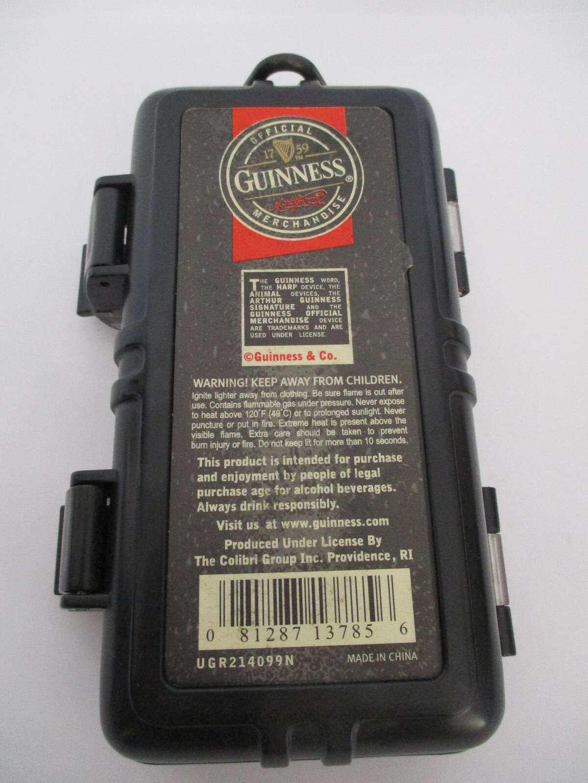 New Guinness Company Lighter Bottle Opener WindProof Beach Fun