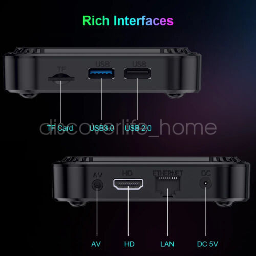 2024 32G/64G Smart TV Box Android 13.0 WIFI Quad Core 8K HD Media Stream Player - Picture 9 of 32