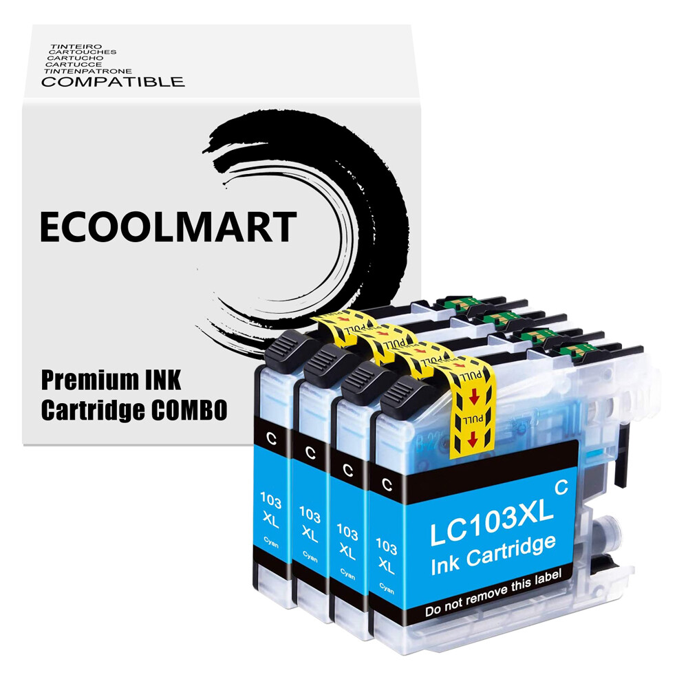 4C Ink Cartridge fits Brother LC103 MFC-J6920DW MFC-J650DW MFC-J470DW J285DW