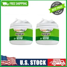 2 PACK Hempvana Original Relief Cream,The Hemp Cream for Joint Relief