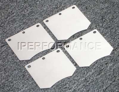 Titanium Brake Pad Shim Heat Shield Set for Bentley T1 Series, 1973-1976, Front