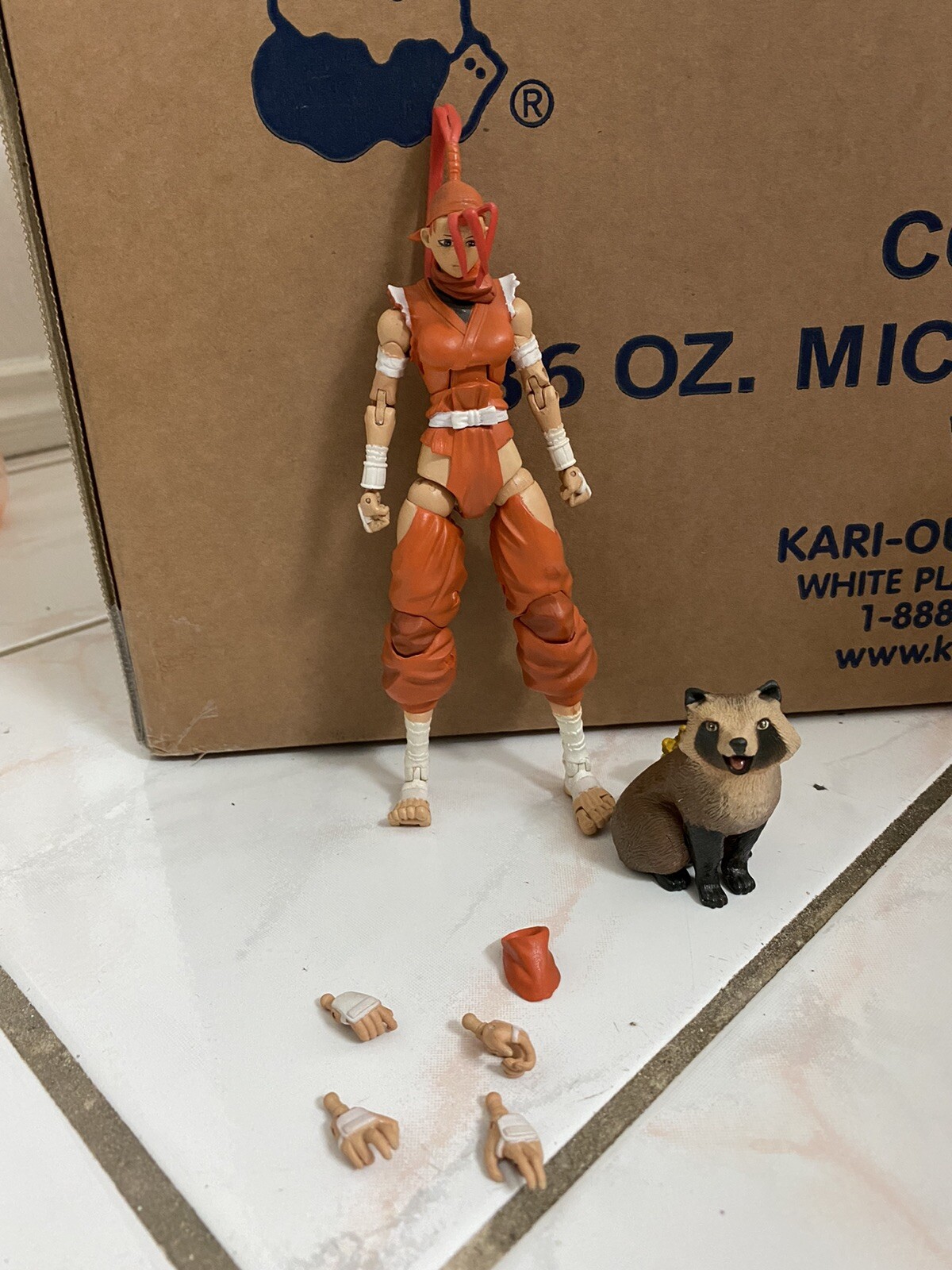 sota street fighter ibuki orange variant action figure