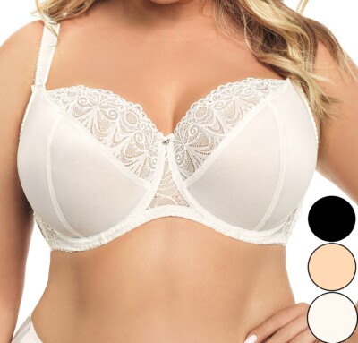 Gorsenia Bügel BH schwarz beige creme große Größen starker Halt breite Träger