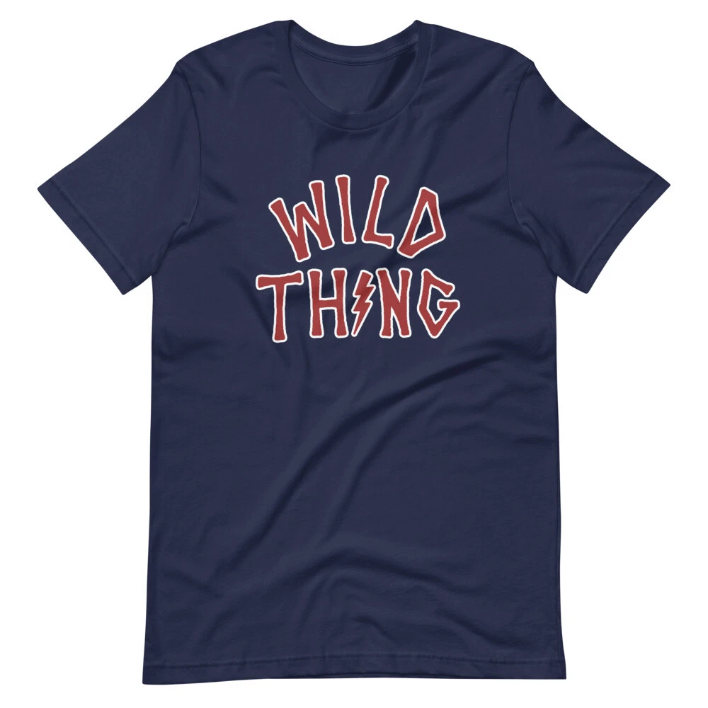T-shirt Baseballism Major League – Charlie Sheen Film Ricky Vaughn – Taille L Bleu