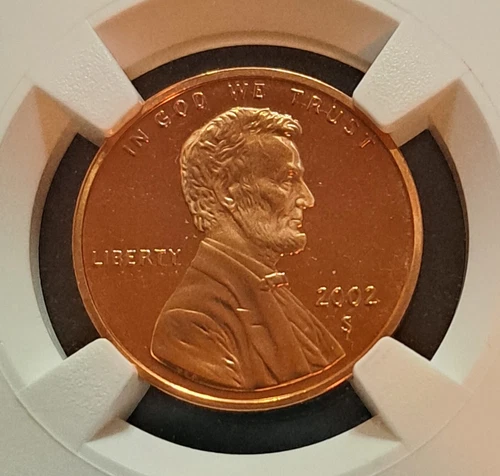 2002 S Lincoln Memorial Cent PF69 RD NGC Graded.