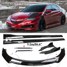 For Acura TLX 2015-2017 Front Bumper Spoiler Body Kit / Side Skirt / Rear Lip