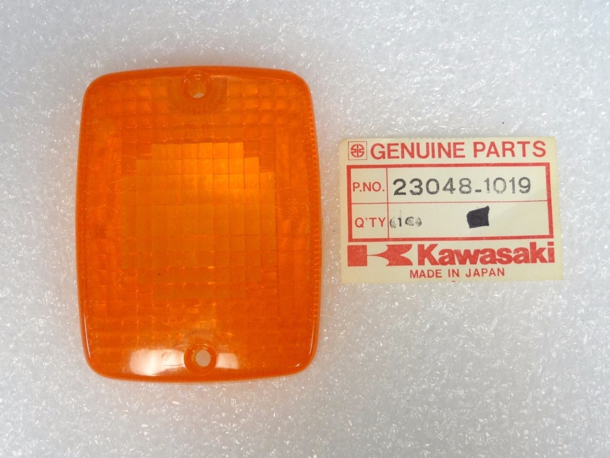 Kawasaki NOS NEW 23048-1019 Amber Turn Signal Light Lens EX