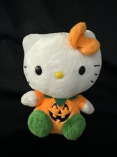 Ty Beanie Hello Kitty 6” Halloween Pumpkin Plush 2012 Sanrio Toy HTF