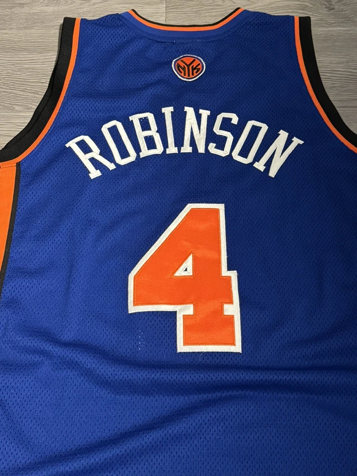 Camiseta NATE ROBINSON Adidas New York Knicks AUTÉNTICA Azul 40 M Foto 4 de 4