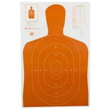 Action Target B-27E Economy Target 23"x35" 100/Box Orange Silhouette f/Shooting